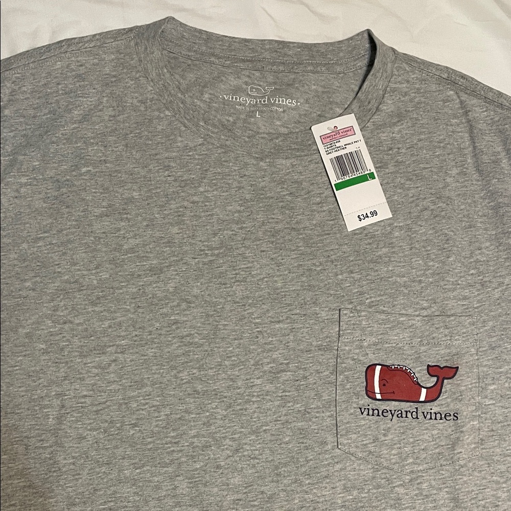 Vineyard Vines Heather Gray Men's Tee